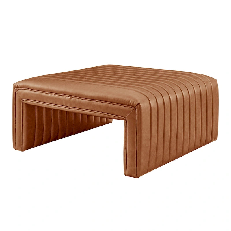 Faux Leather Coffee Table