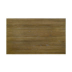 Brown Brushed and Off White Rectangular Dining Table