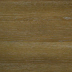 Brown Brushed and Off White Rectangular Dining Table