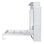 Queen Size Murphy Bed with Shelves