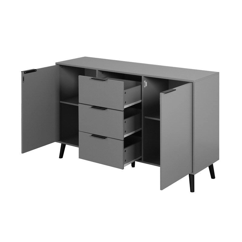 47.2 Kitchen Cabinet with 3 Drawers and 2 Doors N/A