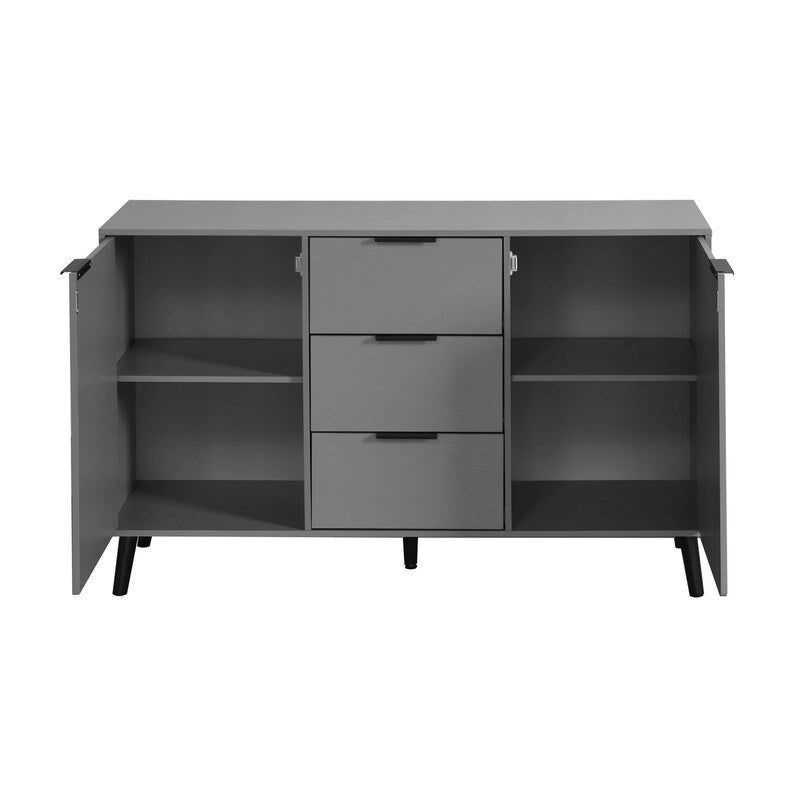 47.2 Kitchen Cabinet with 3 Drawers and 2 Doors N/A