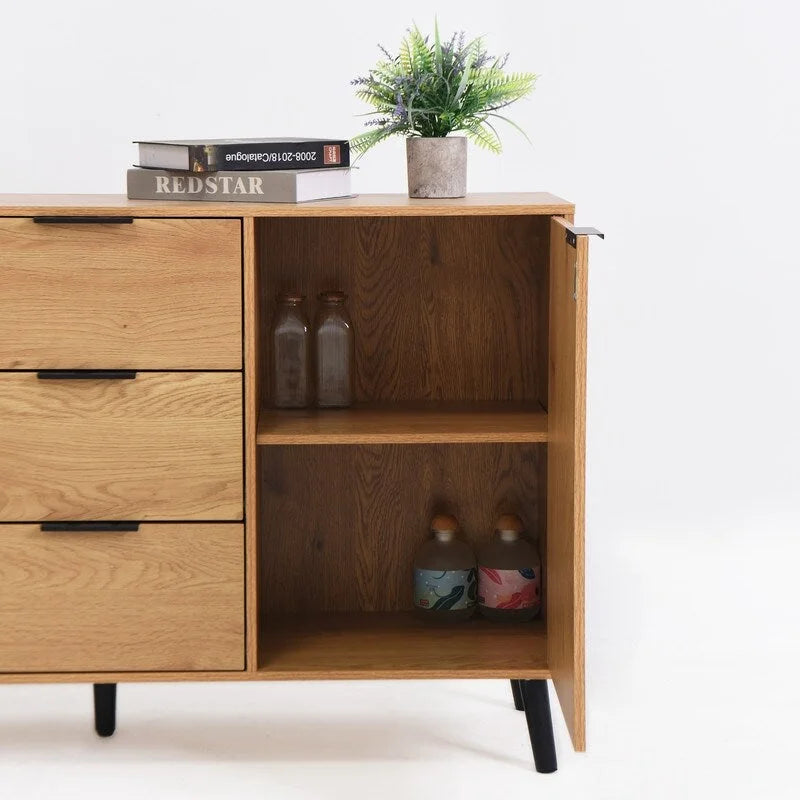 47.2 Kitchen Cabinet with 3 Drawers and 2 Doors N/A