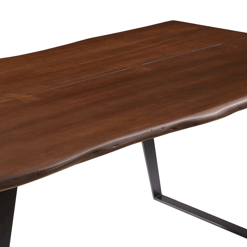 Live Edge Acacia Wood Dining Table