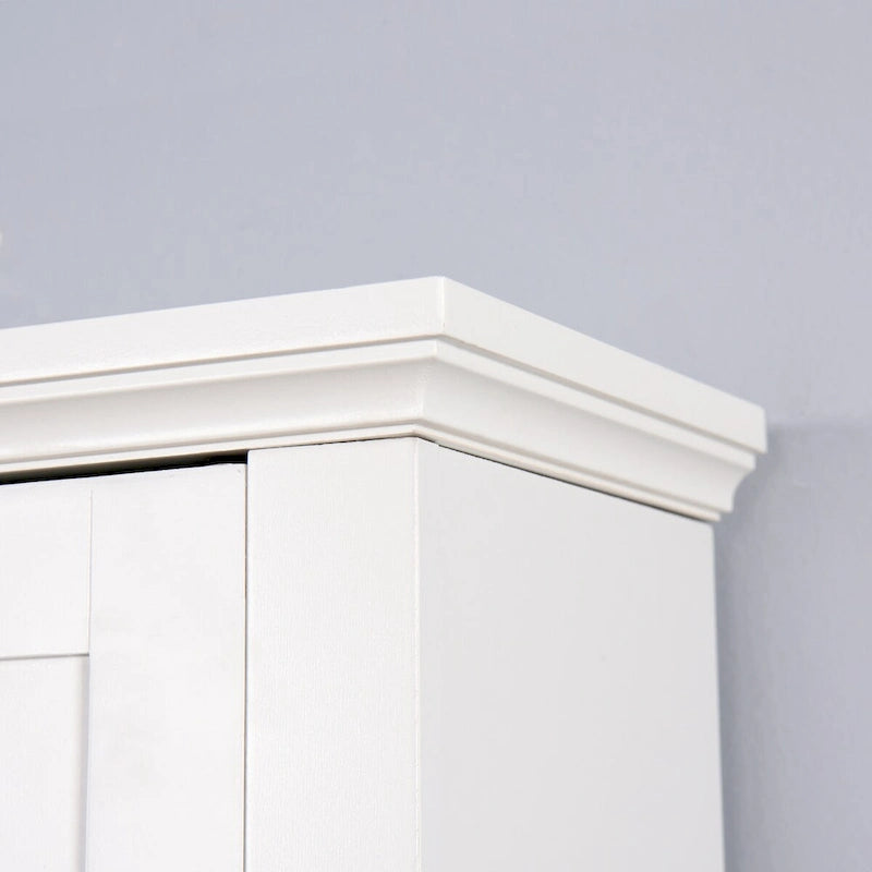 Bathroom Wooden Storage Cabinet Over-The-Toilet Space Saver 23.62 x 7.72 x 67.32 inch