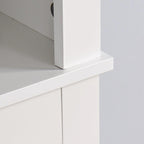 Bathroom Wooden Storage Cabinet Over-The-Toilet Space Saver 23.62 x 7.72 x 67.32 inch