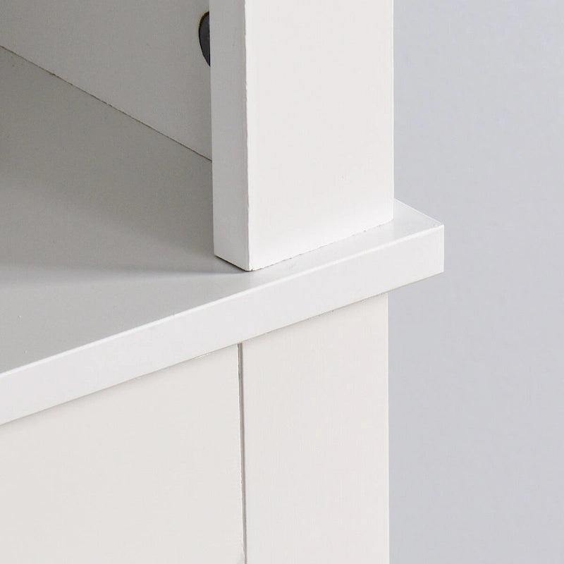 Bathroom Wooden Storage Cabinet Over-The-Toilet Space Saver 23.62 x 7.72 x 67.32 inch
