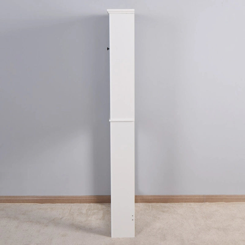 Bathroom Wooden Storage Cabinet Over-The-Toilet Space Saver 23.62 x 7.72 x 67.32 inch