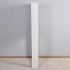 Bathroom Wooden Storage Cabinet Over-The-Toilet Space Saver 23.62 x 7.72 x 67.32 inch