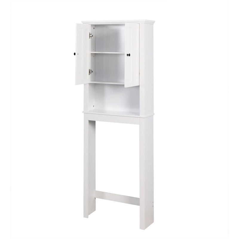 Bathroom Wooden Storage Cabinet Over-The-Toilet Space Saver 23.62 x 7.72 x 67.32 inch