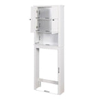 Bathroom Wooden Storage Cabinet Over-The-Toilet Space Saver 23.62 x 7.72 x 67.32 inch