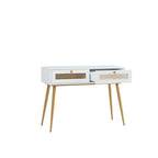 41.9 Wood 2-Drawer Entryway Console Table