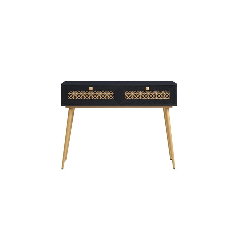 41.9 Wood 2-Drawer Entryway Console Table