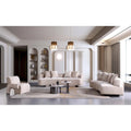 Modern Chenille Multi Sofa Set