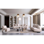 Modern Chenille Multi Sofa Set