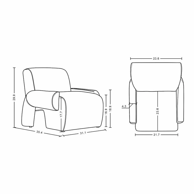 Modern Chenille Multi Sofa Set