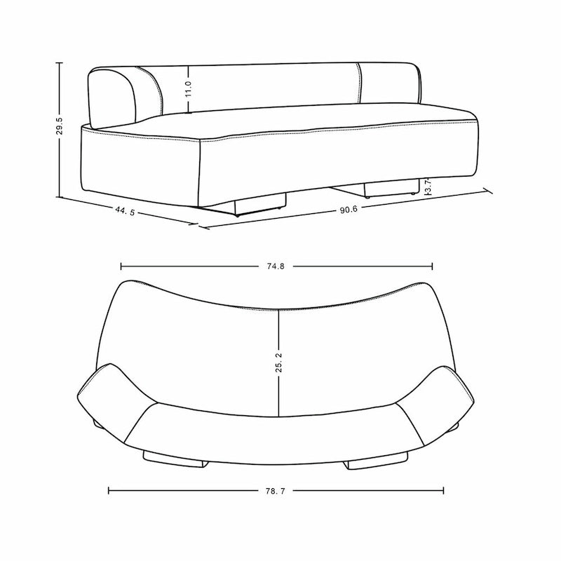Modern Chenille Multi Sofa Set