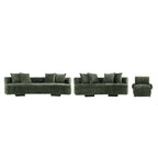 Modern Chenille Multi Sofa Set