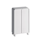 Freestanding Floor Cabinet With Glass Door