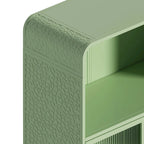 Freestanding Floor Cabinet With Glass Door