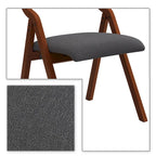 Vintage Fabric Upholstered Foldable Chairs