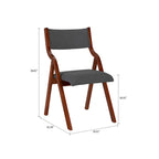 Vintage Fabric Upholstered Foldable Chairs