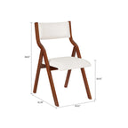 Vintage Fabric Upholstered Foldable Chairs